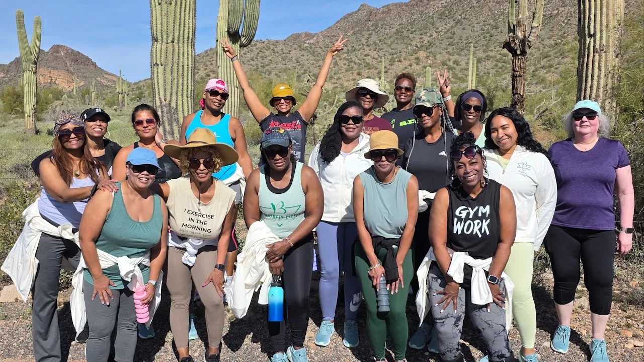 The Butterfly Effect community outdoors together