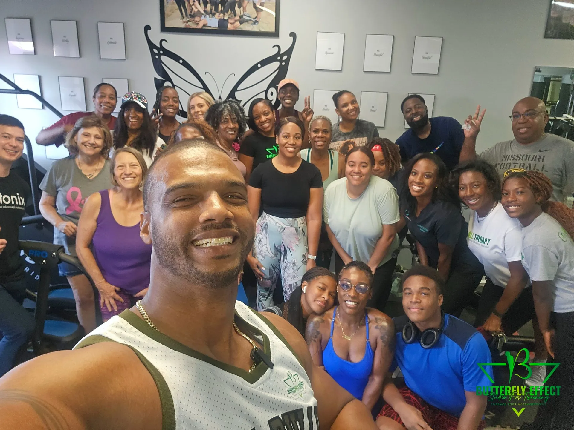 The Butterfly Effect community gathered for Squat for a Cure
